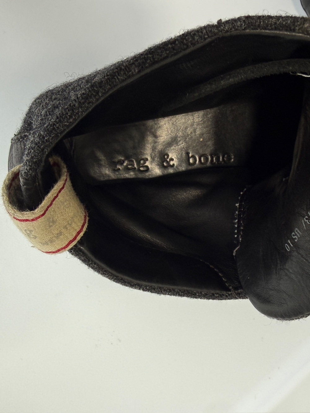 RAG & BONE Black Leather Chukka - Picture 13 of 14